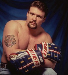 This man is named Tony and he has a tattoo of a tiger.  Surely this is a man with good judgment.